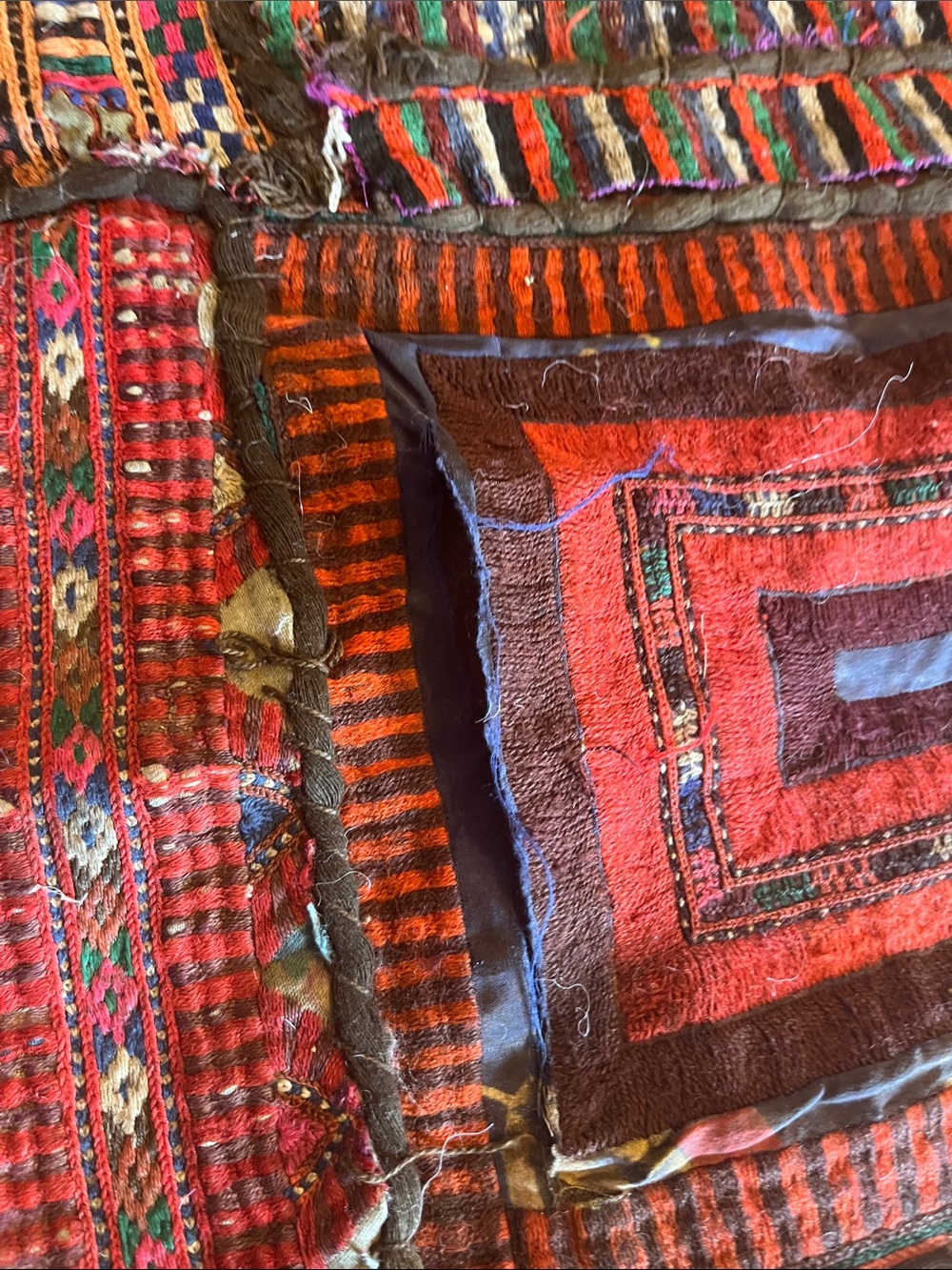 Heavy Banjara Gypsy Handmade Indian Tapestry Wallhanging - Picture 13 of 16